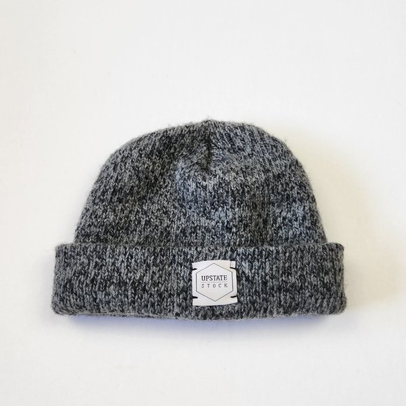 Upstate Stock Other - Upstate Stock Charcoal Melange Ragg Wool Beanie OS